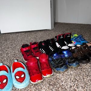 Toddler boy shoes! All in the picture just couldn’t fit them all in !